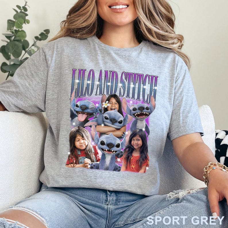 Lilo and Stitch Shirt, Lilo And Stitch Tee, Magic Kingdom Shirt, Stitch Movie Tee, Stitch 2025 Shirt, Disney Stitch Tee 233392 bild 7