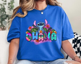 Lilo & Stitch Summer Shirt: Ohana Portrait Tee