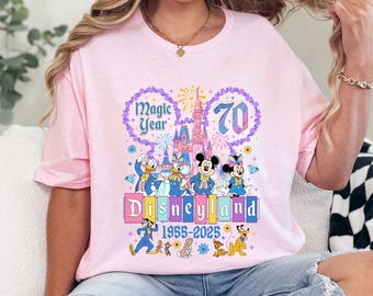 Disney Magic 70th Anniversary Shirt, Disneyland Family Trip Shirt, Disneyland Anniversary Shirt, 70 Years of Magic Shirt 233345