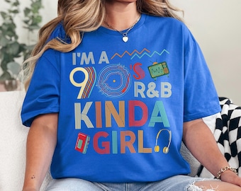 Vintage 90s Kinda Girl Cotton Shirt: Retro Party Tee