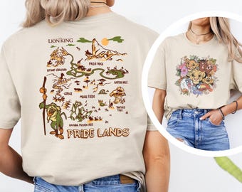Vintage Floral Lion King Shirt, Pride Lands Disney Shirt, Disney Timon And Pumba Tee, Hakuna Matata Shirt, Animal Kingdom Tee 233102