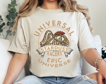 Universal Epic Universe Stardust Racers Vintage Shirt, Vintage Theme Park Shirt, Retro Theme Park Tee, Epic Universe Shirt 233423