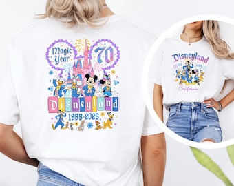 Disney Magic 70th Anniversary Shirt, Disneyland Family Trip Shirt, Disneyland Anniversary Shirt, 70 Years of Magic Shirt 233360