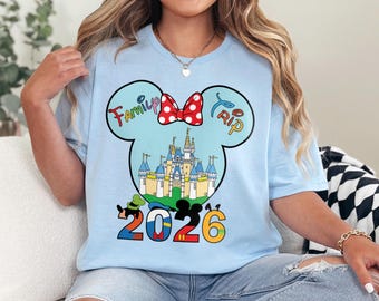 Disney Family Shirt 2026, Mickey and Crew Tee, Disney Vacation Group Shirt, Disneyworld Shirt, Disney Family Trip Shirt, Disney Shirt 232624