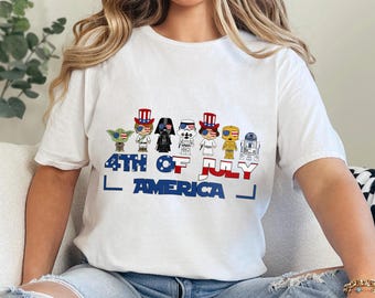 Star Wars America 4Th Of July Shirt, Disney Star Wars Shirt, 4Th Of July Shirt, Star Wars Characters Shirt, 231429