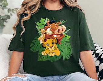 Lion King Simba Pumbaa Timon Shirt, Lion King Shirt, Animal Kingdom Shirt, Simba Timon Pumbaa Shirt  Disney World tee232243