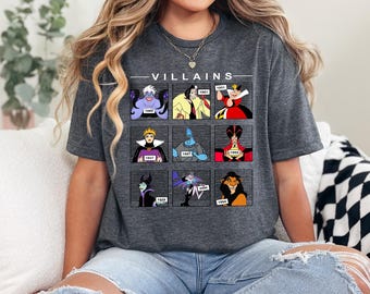Villains Shirt, Disney Villains, Witch Shirt, Villains, Disney Shirt, Spooky Shirt, Disney Family Shirts 232026