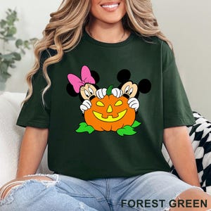 Disney Mickey Minnie Pumpkin Jack O Lantern Shirt, Mickey's Not So Scary Party Costume Tee, Disney Spooky Halloween Shirt 233590
