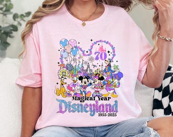 Disney Magic 70th Anniversary Shirt, Disneyland Family Trip Shirt, Disneyland Anniversary Shirt, 70 Years of Magic Shirt 233357