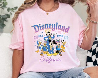 Retro Disneyland Shirt: Mickey and Friends, California Vacation
