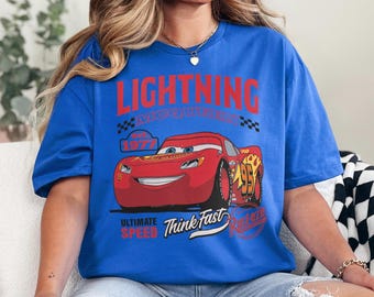 Disney Cars Lightning Mc queen Shirt, Disney Family Shirt, Disney Cars Shirt, Disney Trip Shirt 231323