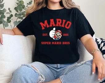 Custom Mario Family Matching Shirt: Super Mario Bros Cotton Tee232295
