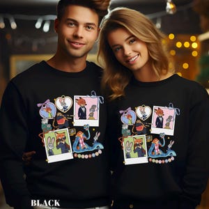 Coquette Polaroid Zootopia Sweatshirt, Judy Hopps Nick Wilde Sweatshirt,Welcome To Zootopia Disney Hoodie, Locket Zootopia Crewneck 234503 bild 17