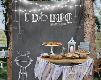 I Do Bbq I Do Bbq Decorations Bbq Decorations I Do Etsy