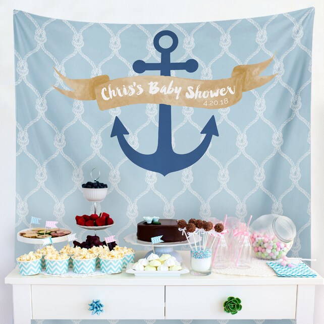 Baby Boy Shower Banner It S A Boy Decor Baby Boy Baby Shower