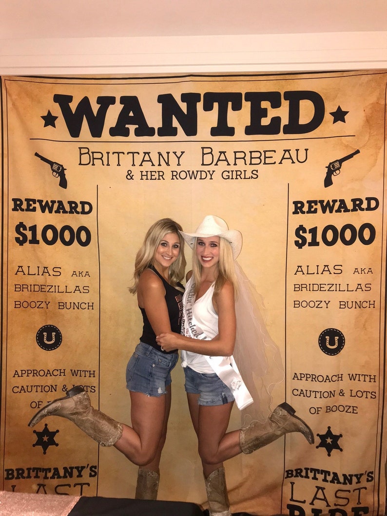 Bachelorette Party Photo Backdrop H-T35-TP AA3 Bachelorette Party Sign Bachelorette Party Banner Bachelorette Party Decorations