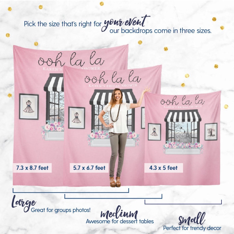 Paris Birthday Party Paris Bridal Shower Paris Baby Shower Paris Photo Booth Backdrop Paris Shower W-A31-TP MAR1 AA3 Paris Theme Party