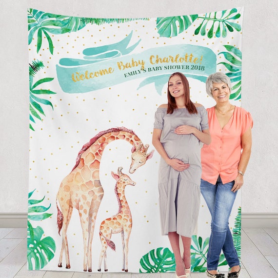 Giraffe Baby Shower Giraffe Baby Shower Decorations Shower Etsy