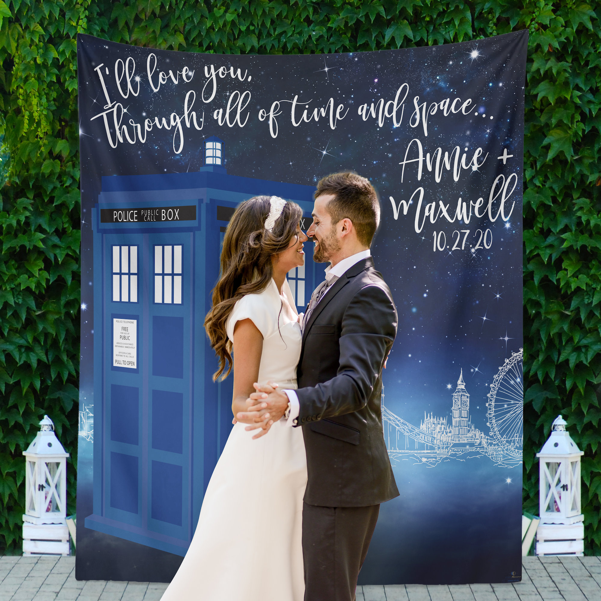 Doctor Who Wedding Dr Who Party Sign Tardis Wedding Decor Etsy