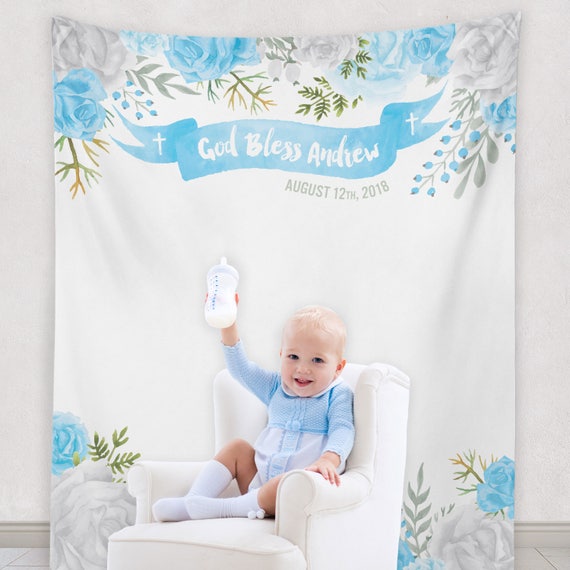 First Communion Banner Baptism Banner Christening Decorations