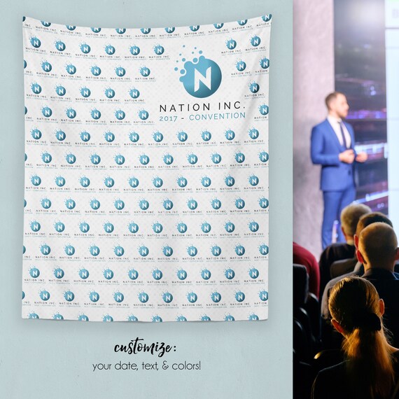 Custom Event Banner Corporate Party Backdrop Corporate Etsy