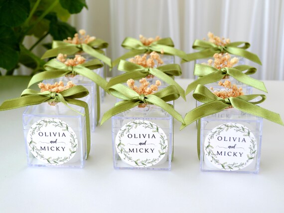 50 PCS Candle,Bulk Wholesale Bubble Cube Candle, Wedding Candle Favors For Guest, Wedding Gifts, Bachelorette Favors, Bridesmaid Gift