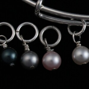 Swarovski Pearl - Baubles to Add On - Custom -  Assorted Colors - Charms - Personalized - Necklace - Bracelet - ME Designs