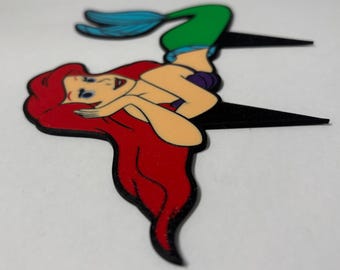Ariel cake topper 3D printed ( Little Mermaid )