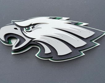 3D printed Eagles sign 4 layers
