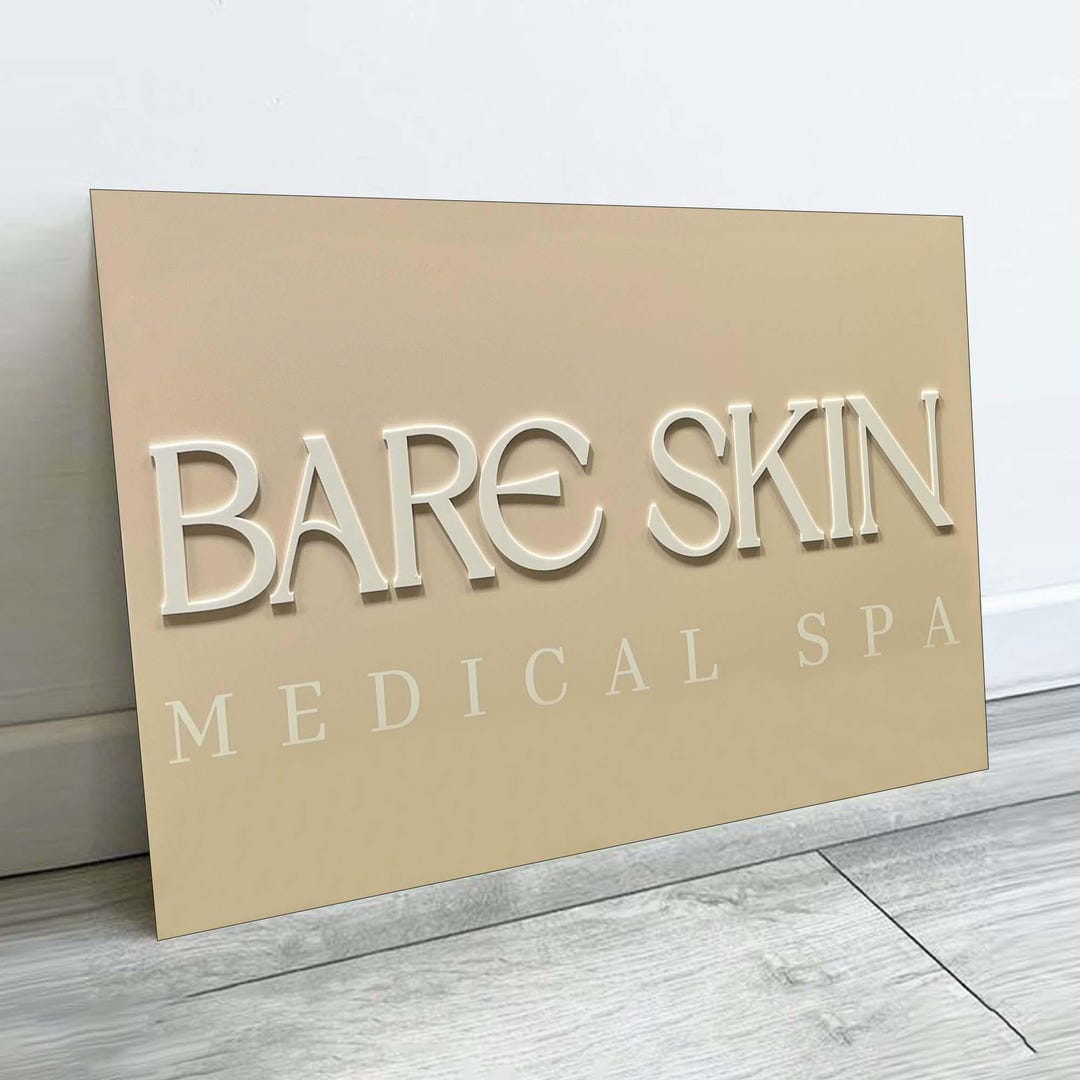 Custom Medical Spa and Salon Name Sign | Boutique Signs | Custom ...