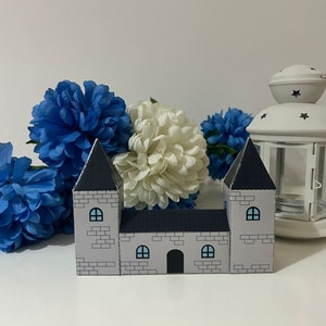 Paper Castle Printable PDF Model Castle 3D Craft