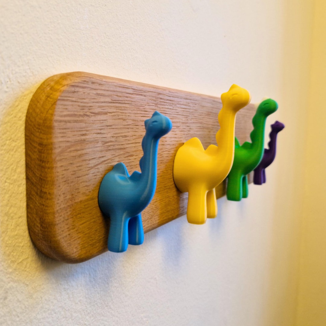 Gift for Kids, Dinosaur Wall Hook for Kids, Nursery Decor, Dino Theme ...