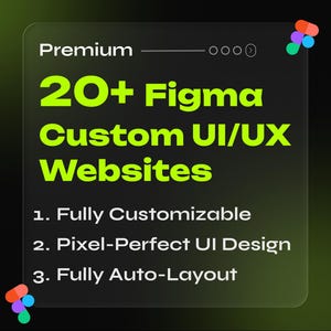 20+ Modern Website UI/UX Templates for Figma | Web Design Kit