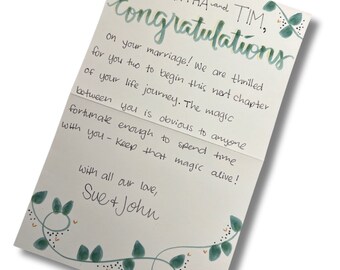 Custom Hand Lettered and Doodled Card - Profanity Encouraged & Adult Topics Welcome!