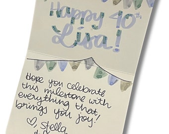 Custom Birthday Card - Hand Lettering and Doodling - Profanity Encouraged!