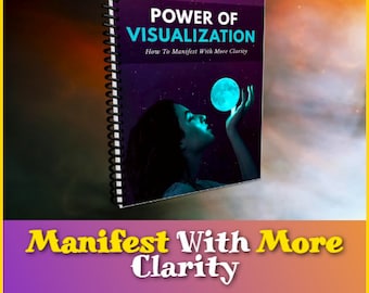 Libro de Manifestación / Libro electrónico de Manifestación / Productos digitales de Manifestación / PDF guiado de Manifestación / Ley de atracción Manifestación / Descargar