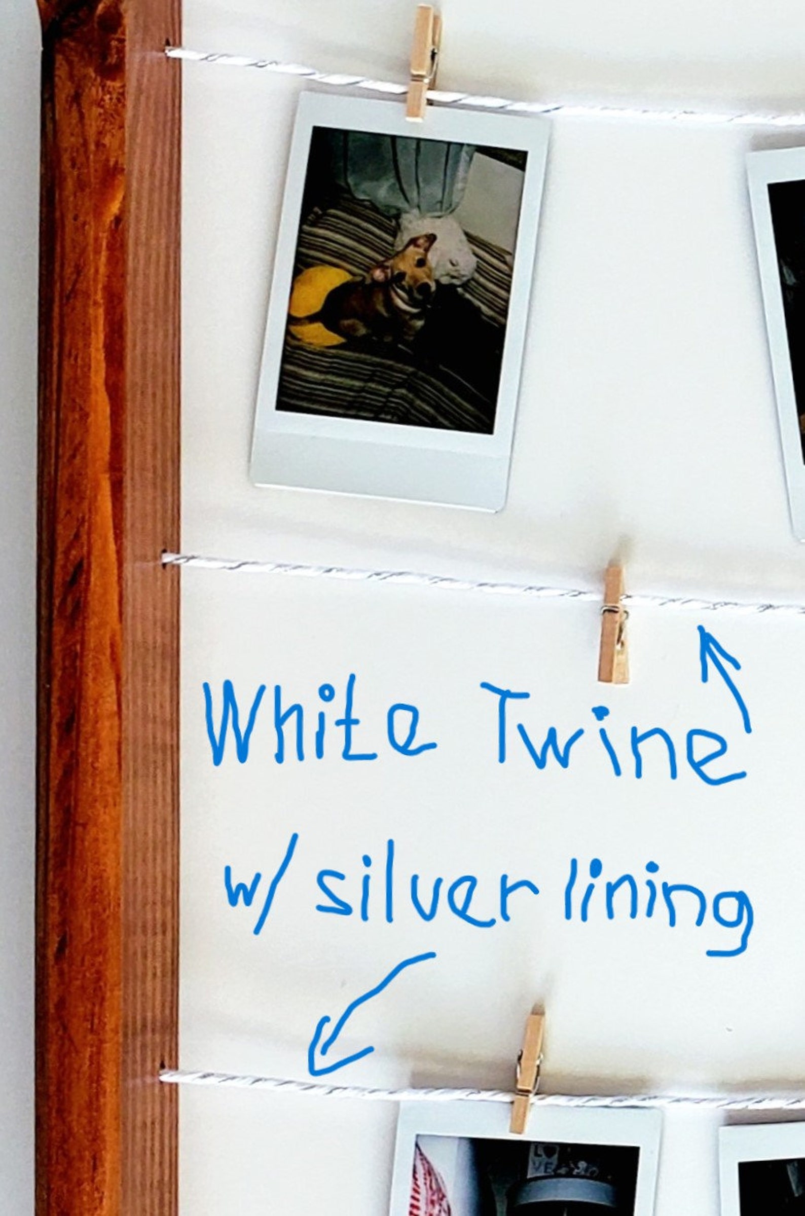 Wall Mounted Polaroid Pictures Rack deco Style Photo Holder, College ...