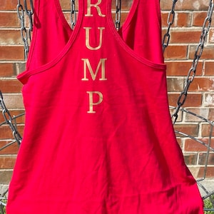Trump tank top