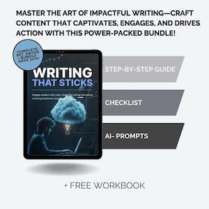 Ultimate Writing Toolkit: AI Prompts, Checklist, Free Workbook + Guide
