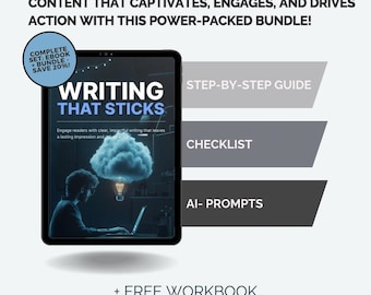 Ultimate Writing Toolkit: AI Prompts, Checklist, Free Workbook + Guide