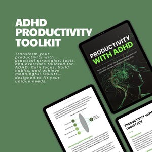 ADHD Productivity Toolkit – Focus, Organize & Thrive