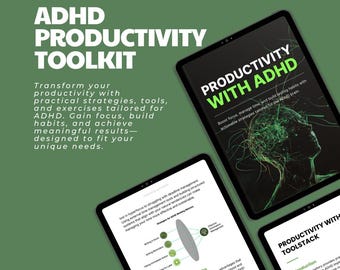 ADHD Productivity Toolkit – Focus, Organize & Thrive