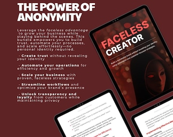 Build a Faceless Brand: Ultimate Business Bundle for Entrepreneurs