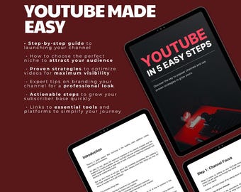 YouTube in 5 Easy Steps: Build, Brand, and Grow Your Channel