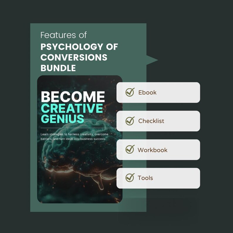 Become a Creative Genius Bundle - Creativity Toolkit, Workbook ...