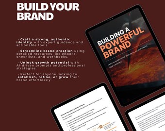 Brand Building Bundle: Tools, Guide, and Prompts for Success