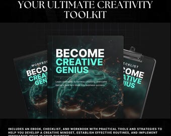 Become a Creative Genius Bundle - Creativity Toolkit, Workbook & Checklist