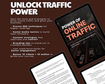 Power of Online Traffic: SEO Guide, Checklist and Audio Bundle