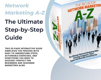 Network Marketing A-Z Guide | Step-by-Step Interactive eBook for Beginners & Pros