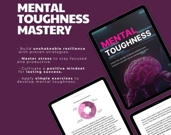 Mental Toughness Bundle for Entrepreneurs - Stress Management, Resilience & Mindset Growth Guide
